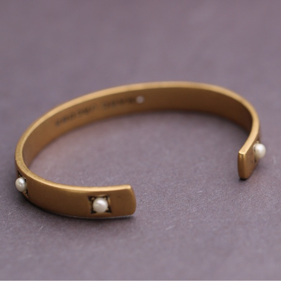 Marc by Marc Jacobs Dotted Faux Pearl Cuff Bracelet - Picture 2 of 6